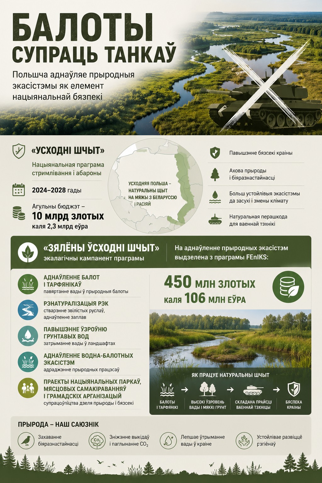 Балоты супраць танкаў у Польшчы